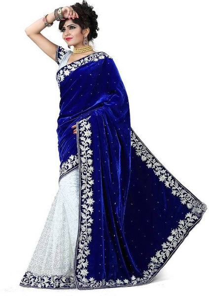 Shree Creation Embriodered Bollywood Net Sari